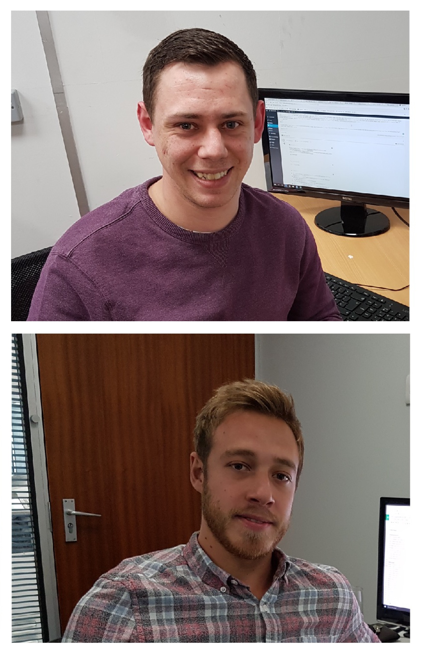 Photo of New Employees Andrew & Ben